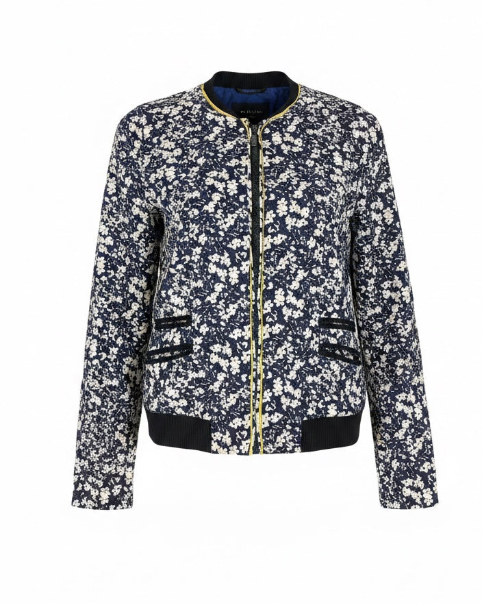 Veste motif fleuri