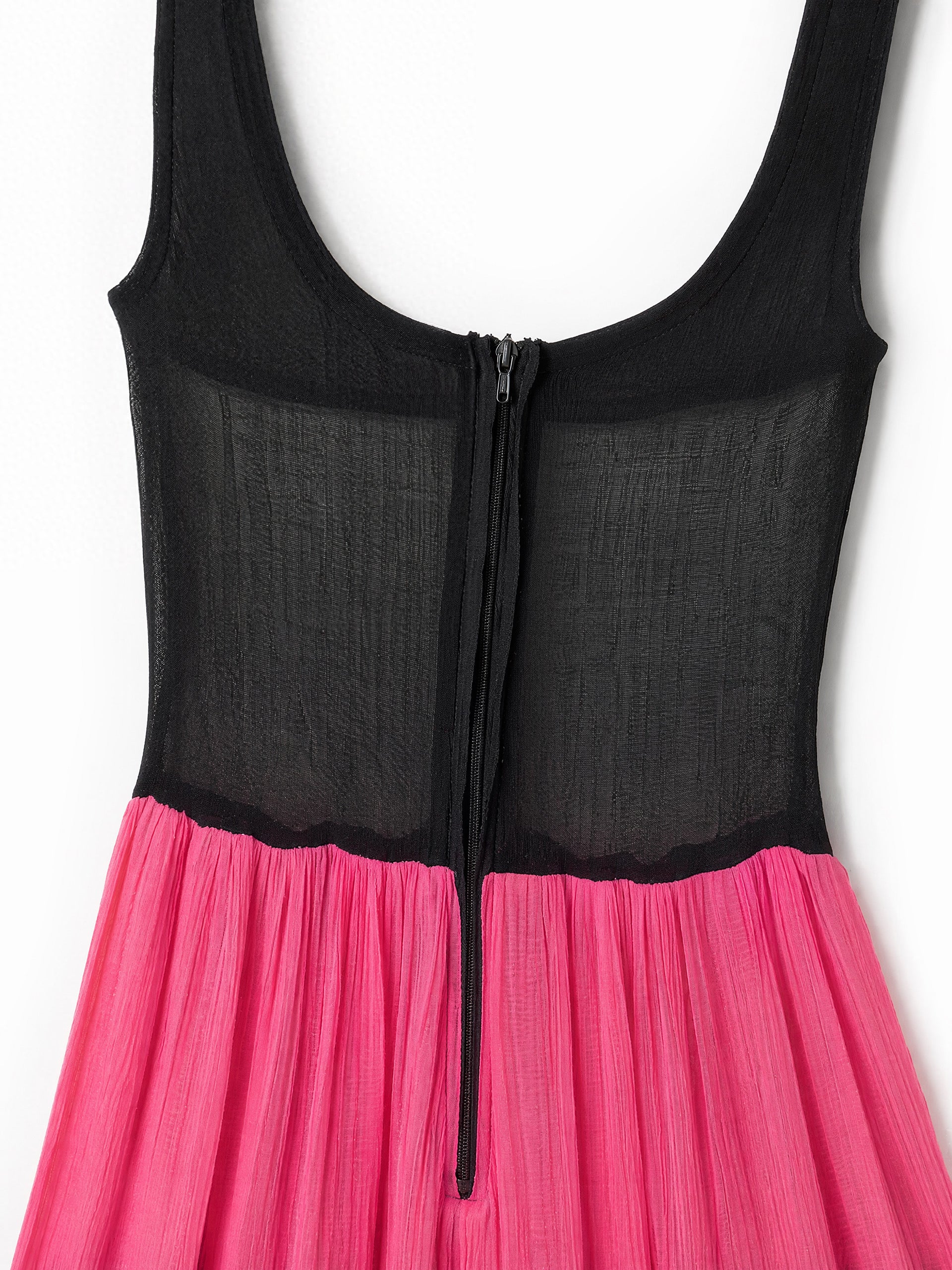 Robe Maxi Bicolore à Étages - Taille 38