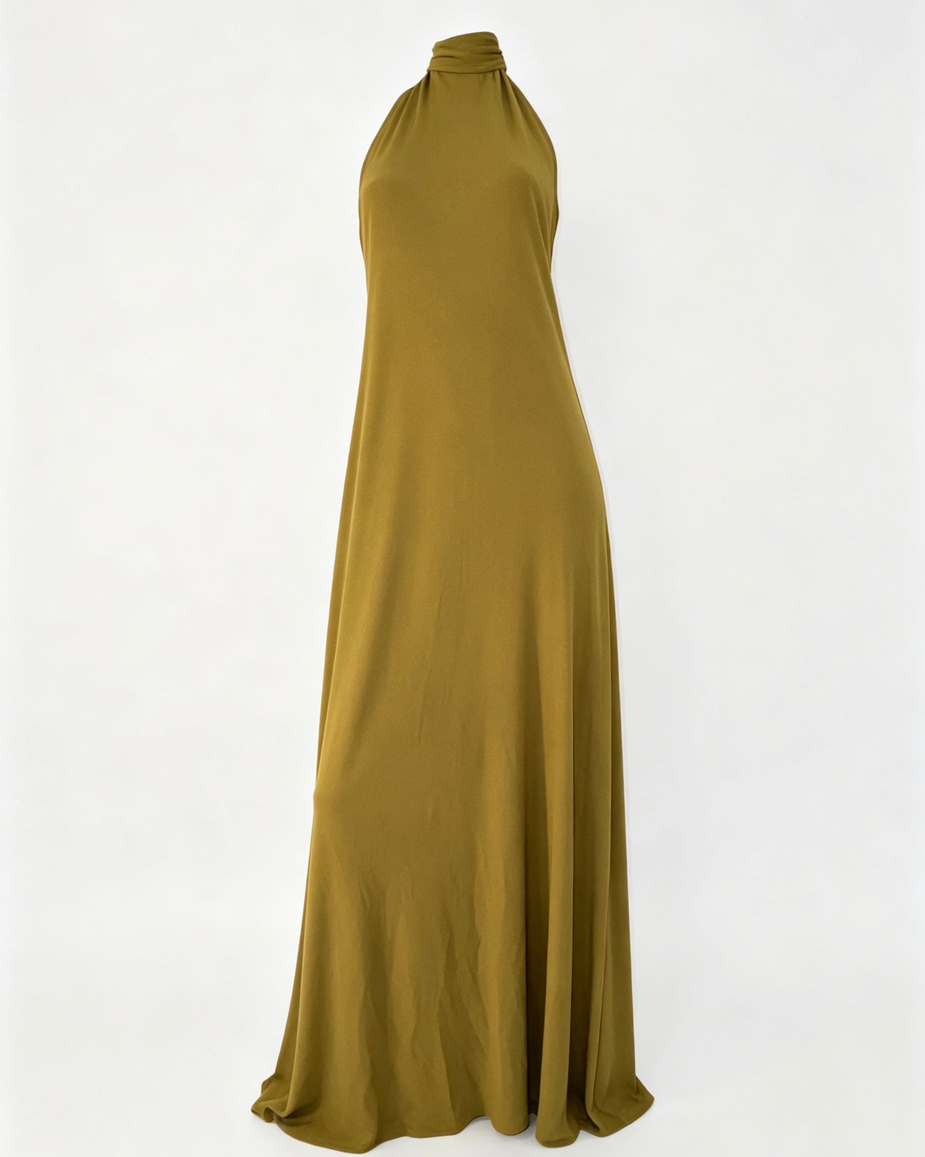 Robe longue dos nu à noeud - taille L