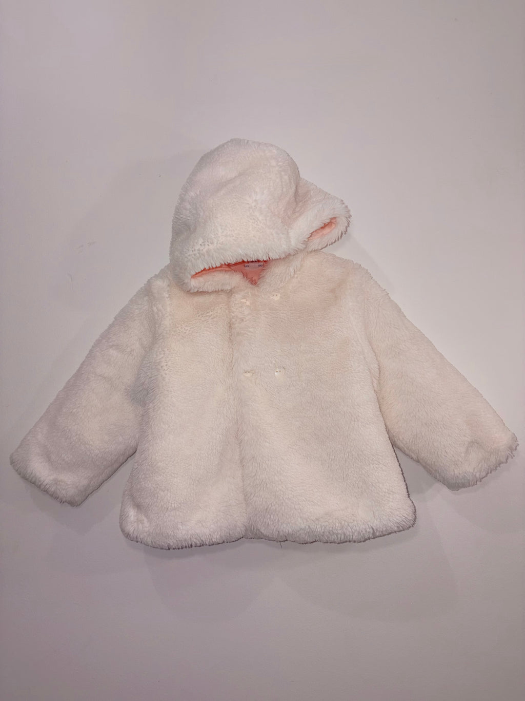 Blouson pelucheux - 12 mois