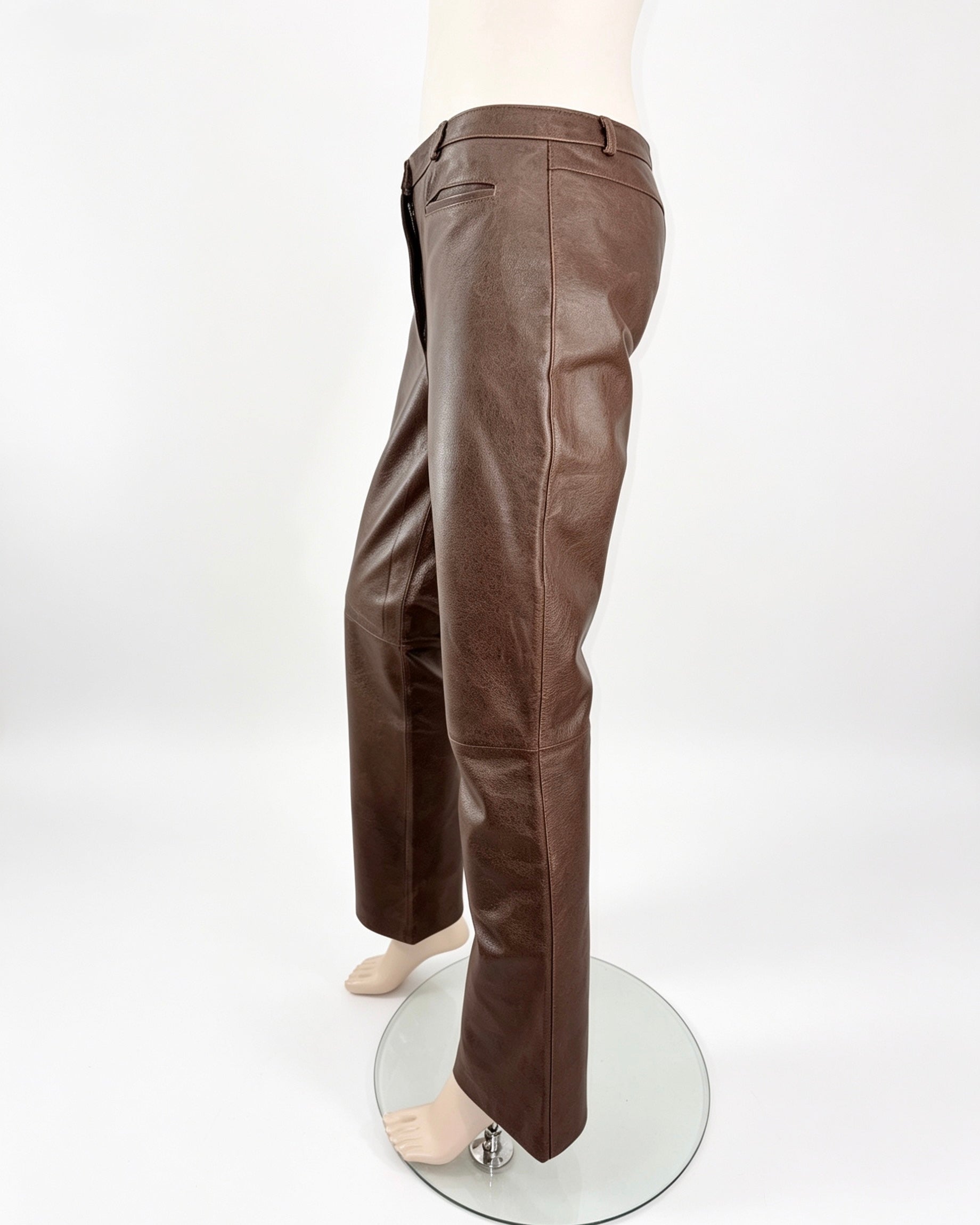 Pantalon en cuir veritable - taille 40