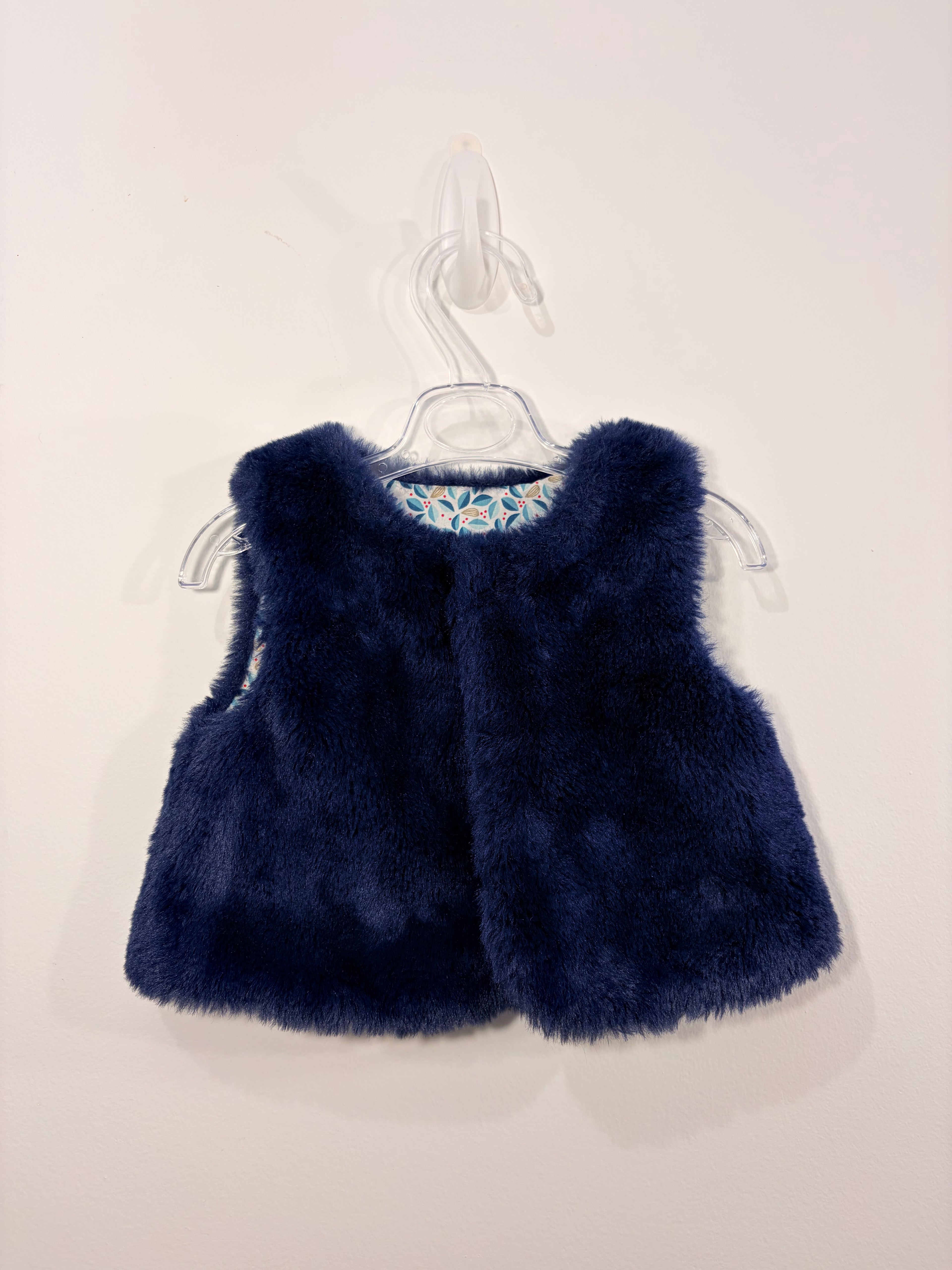 Gilet réversible sans manches - 6 mois