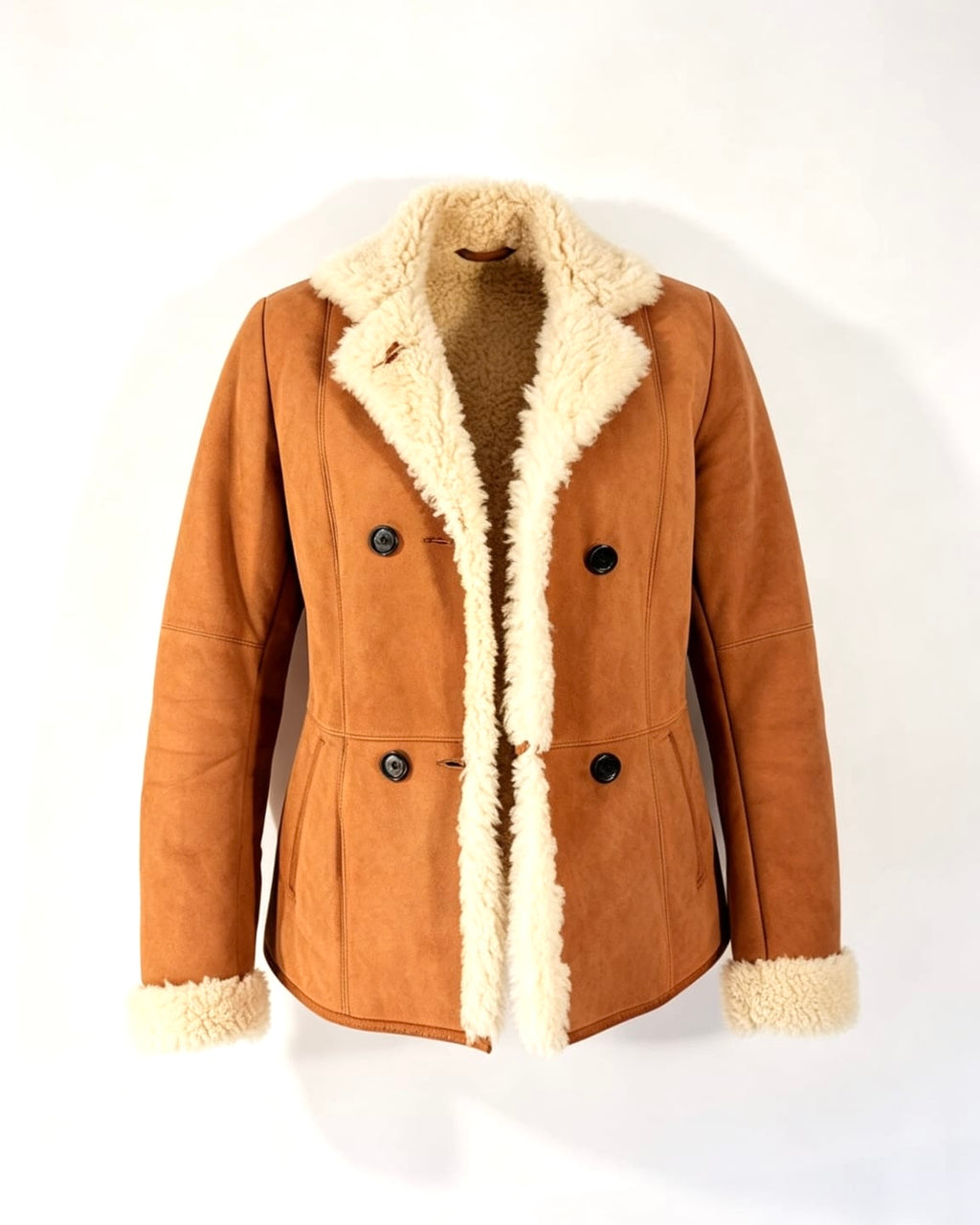 Manteau cuir veritable et l’intérieur 100% laine de mouton