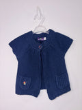 Cardigan manches courtes en tricot