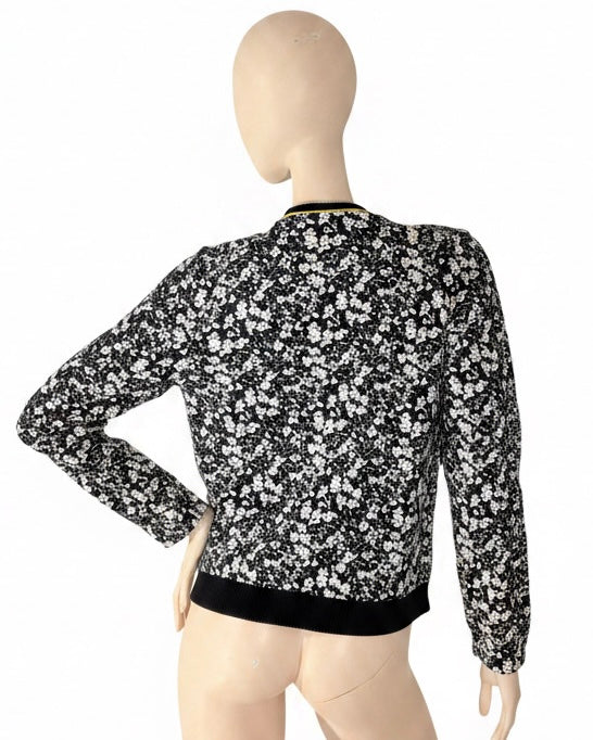 Veste motif fleuri