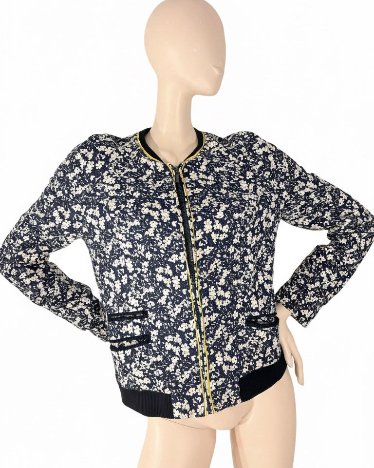Veste motif fleuri