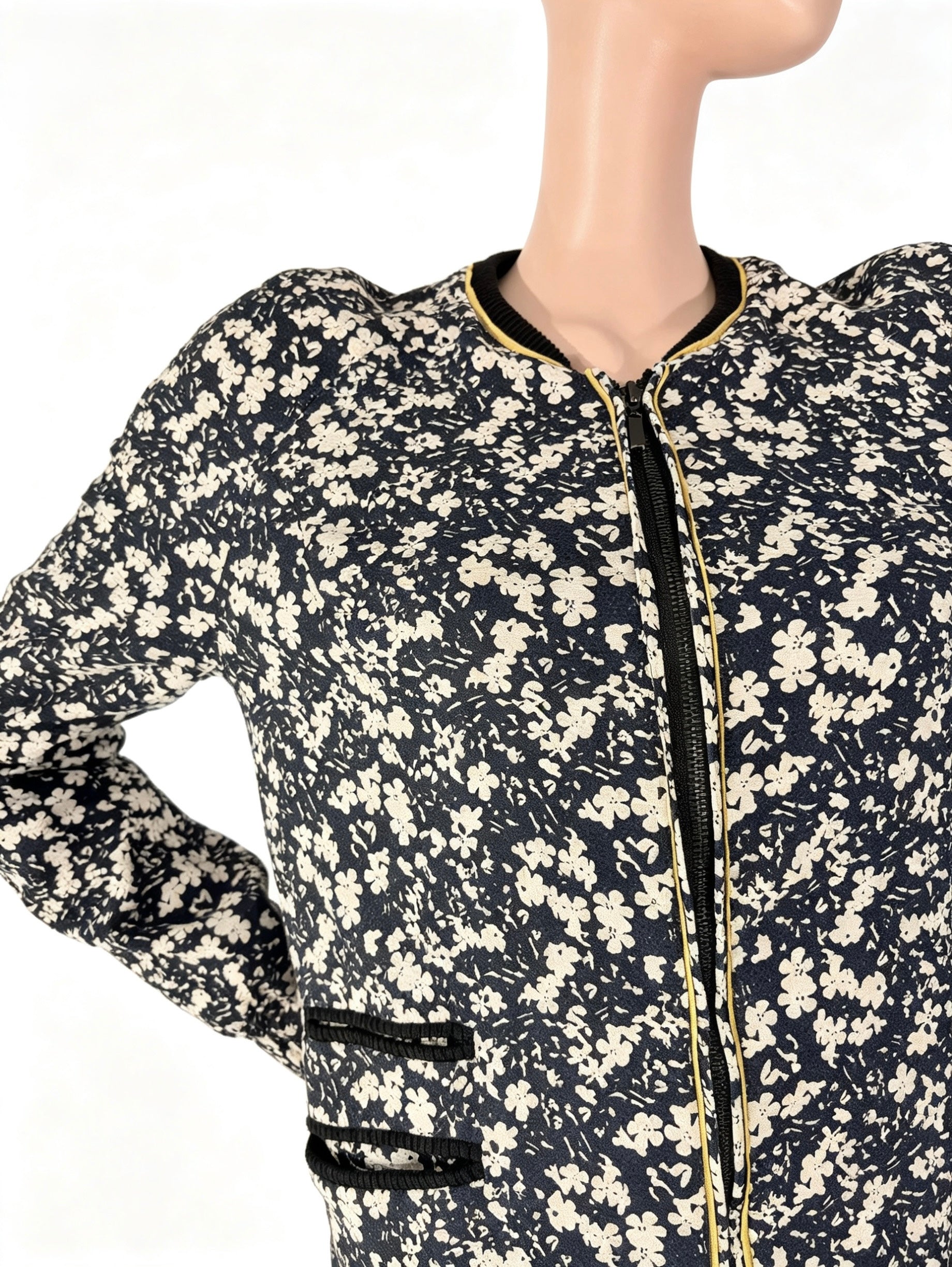 Veste motif fleuri
