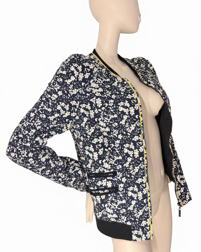 Veste motif fleuri